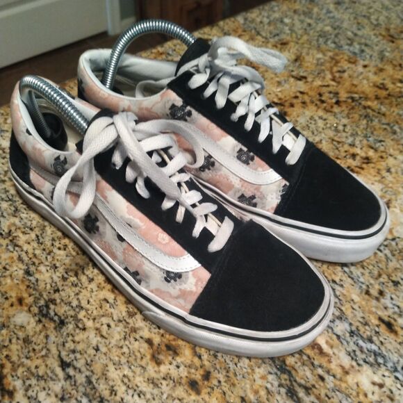 Vans Off The Wall Old Skool California Poppy Multicolor Skate Shoes Sz M 7.5 W 9 - Picture 2 of 12